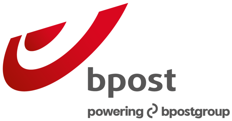 The logo of the National Belgian Post and Parcels services